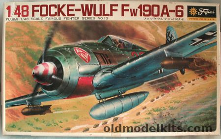 Fujimi 1/48 Focke-Wulf FW-190 A-7/R3 - 190 A-7/R1 - 190 A-8/R1 - 190 A-8/R3 - 190 A-8/Trop - 190 A-6/Trop - 190 A-6/R1 - 190 A-6/R3 (also A-9/R1 A-9/R3), 5A13 plastic model kit